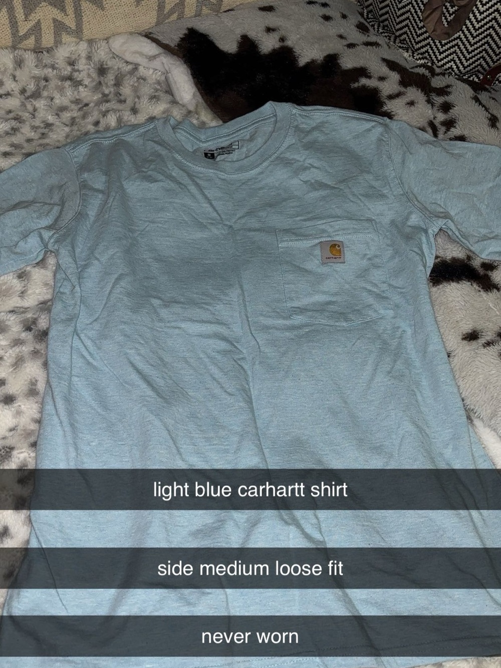 Carhartt Light Blue Pocket Tee
